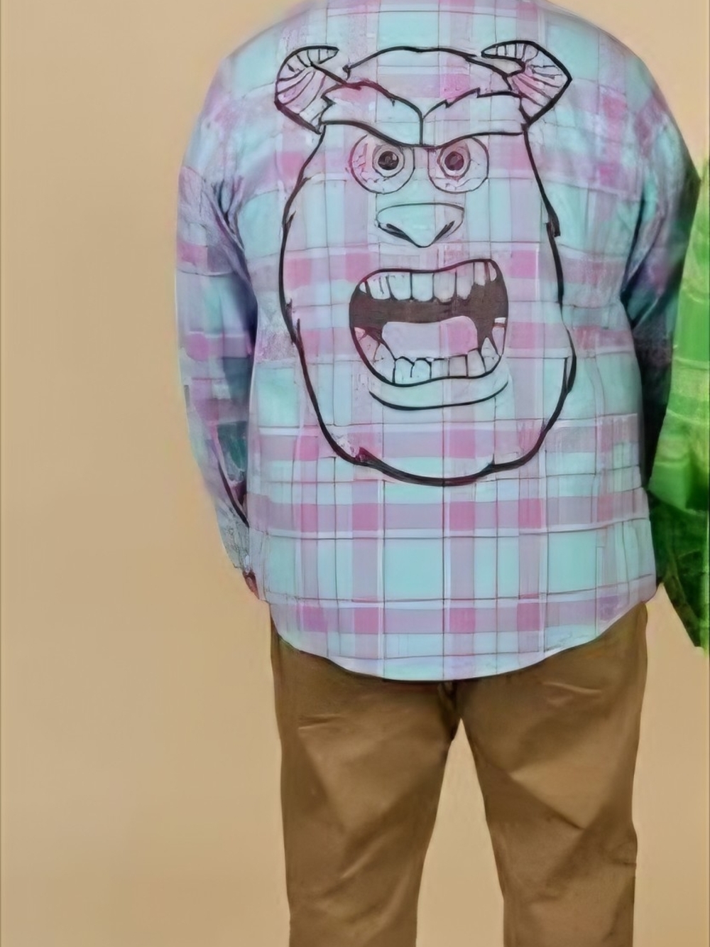 Disney Pixar Cakeworthy Monsters Inc Sulley Flannel